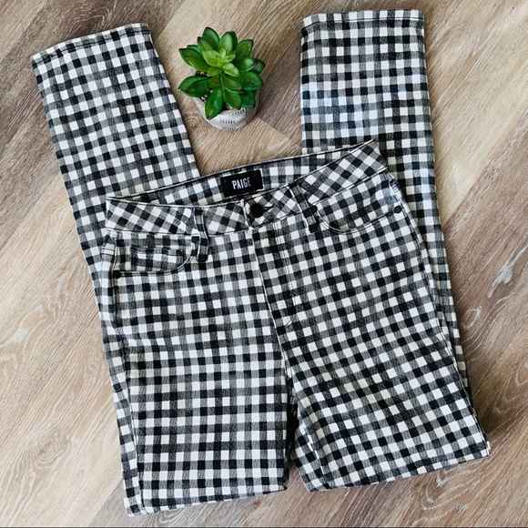 Paige Horton Straight Angle City Gingham Jean - Picture 3 of 8